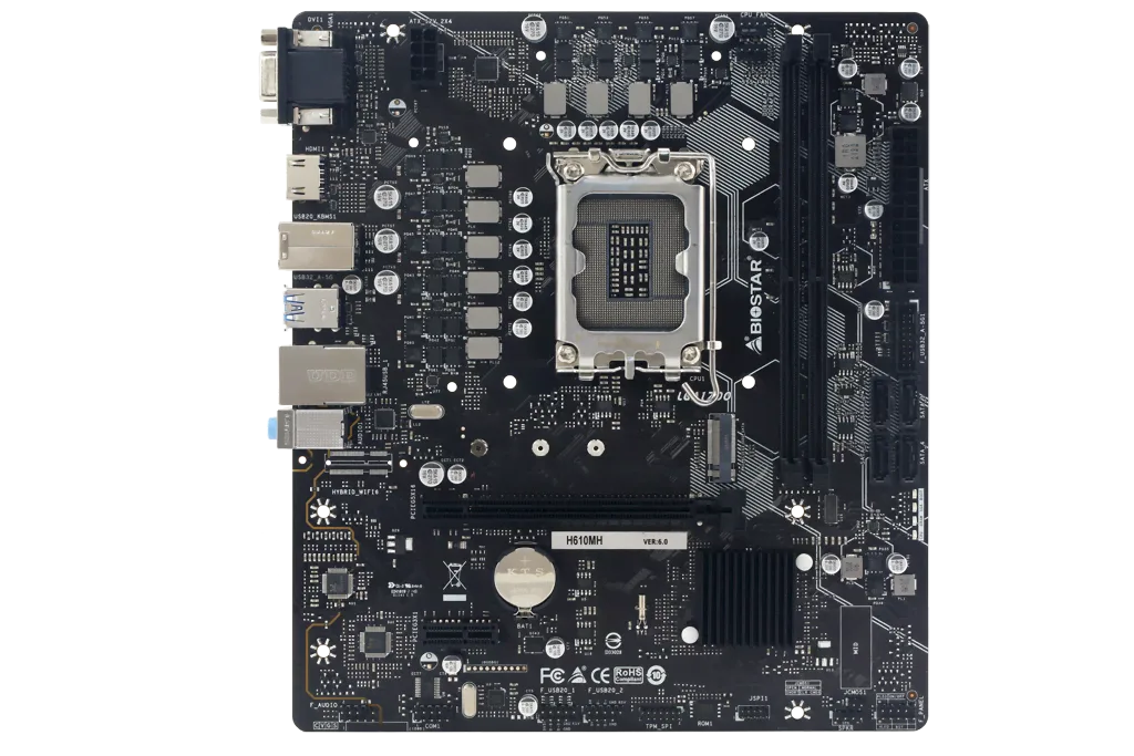Biostar H610MH, vue 7