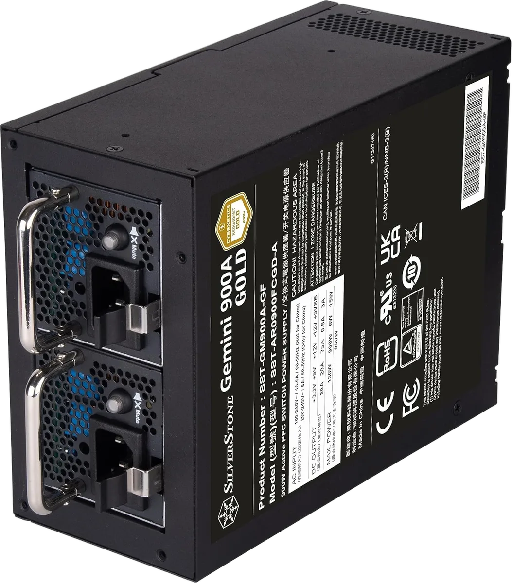 Silverstone ATX 900W - Cynebetics Gold - Gemini 900A — vue 16