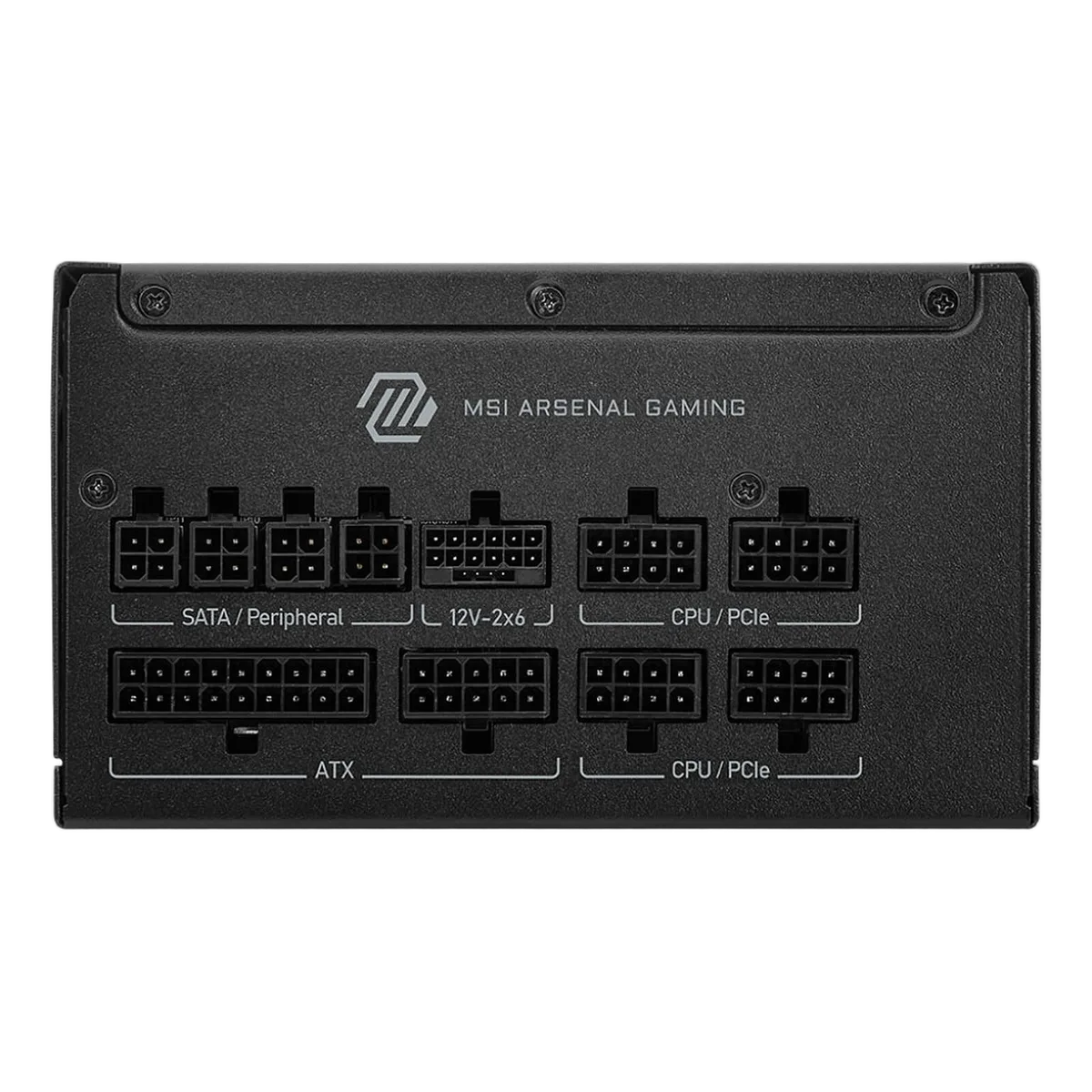 MSI ATX 1000W - 80+ Gold - MAG A1000GLS PCIE5 Noir — vue 3