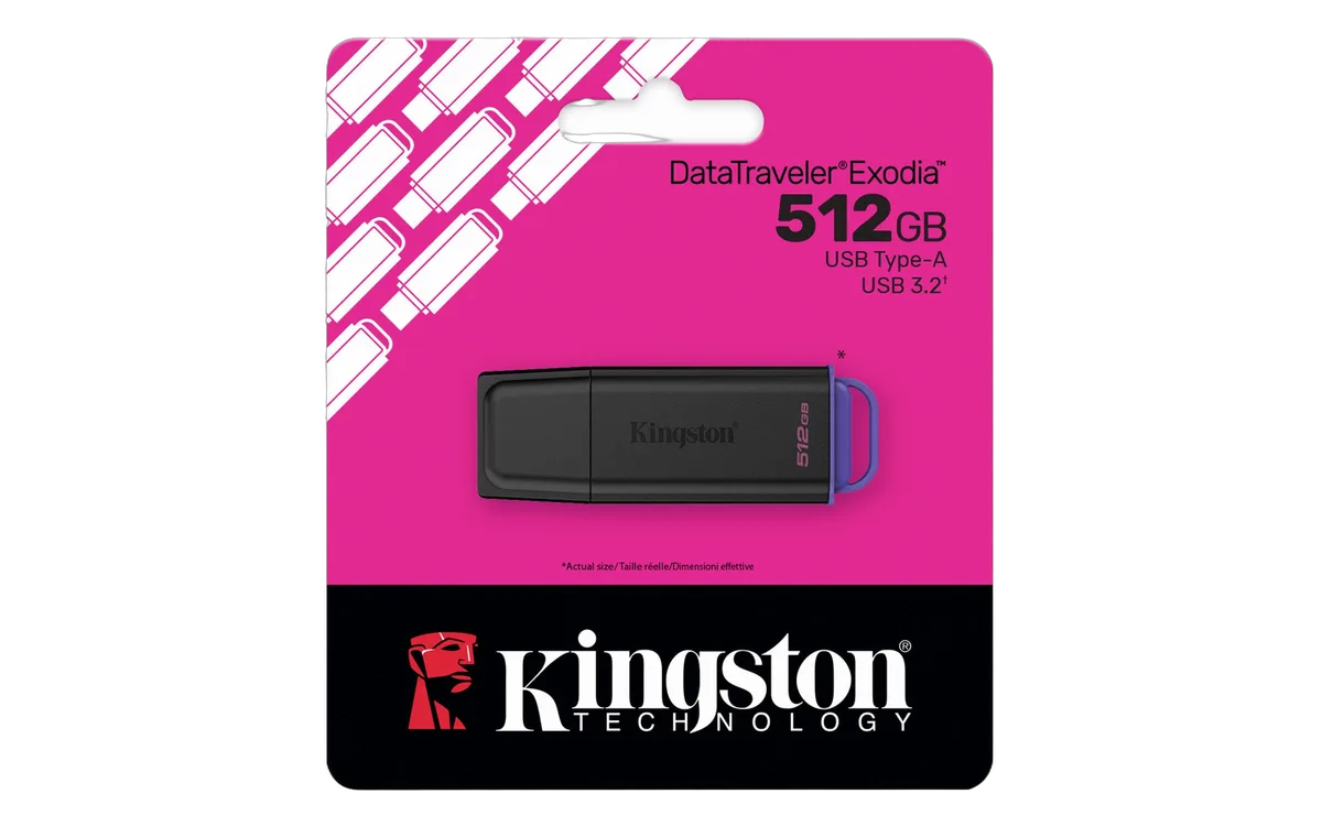 Kingston DataTraveler Exodia G2 512GB Black/Purple — vue 2