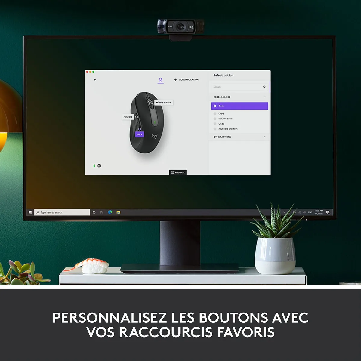 Logitech Signature M650 L - Sans-Fil - Graphite — vue 3