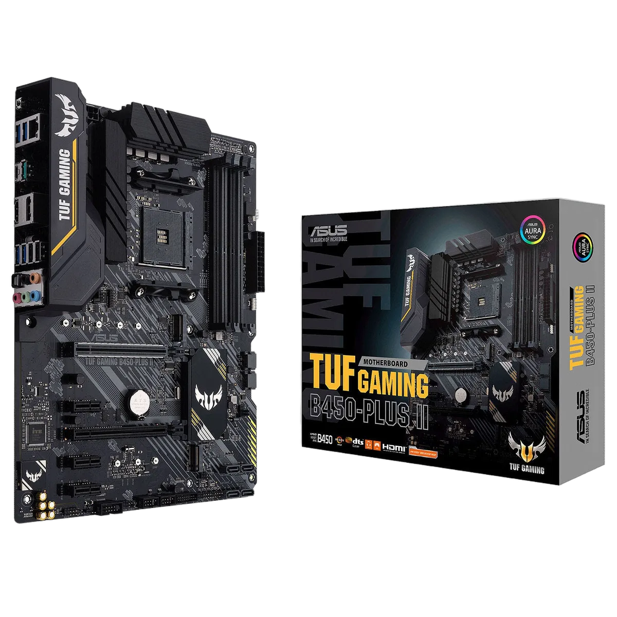 Asus TUF B450-PLUS GAMING II — vue 1