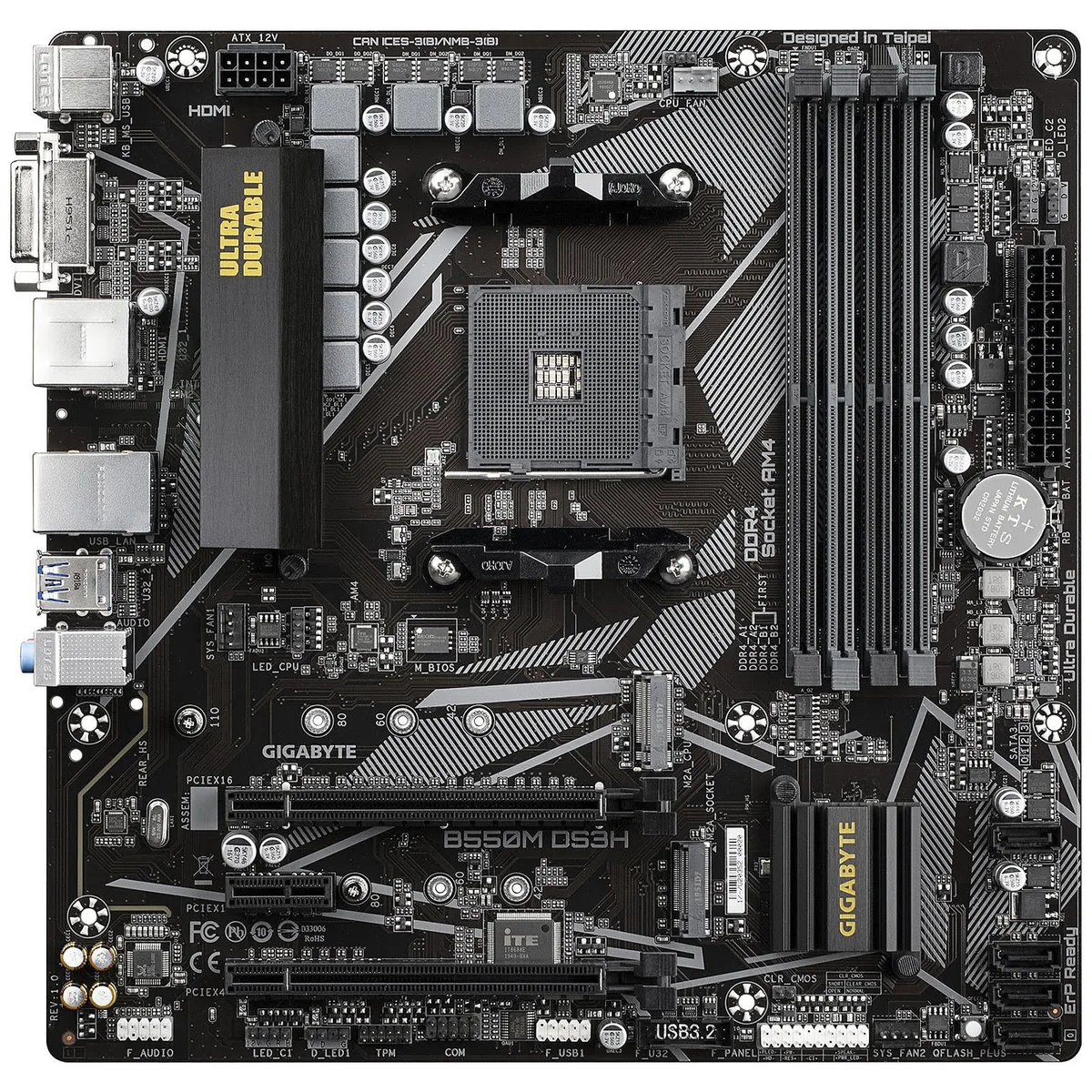 Gigabyte B550M DS3H — vue 5