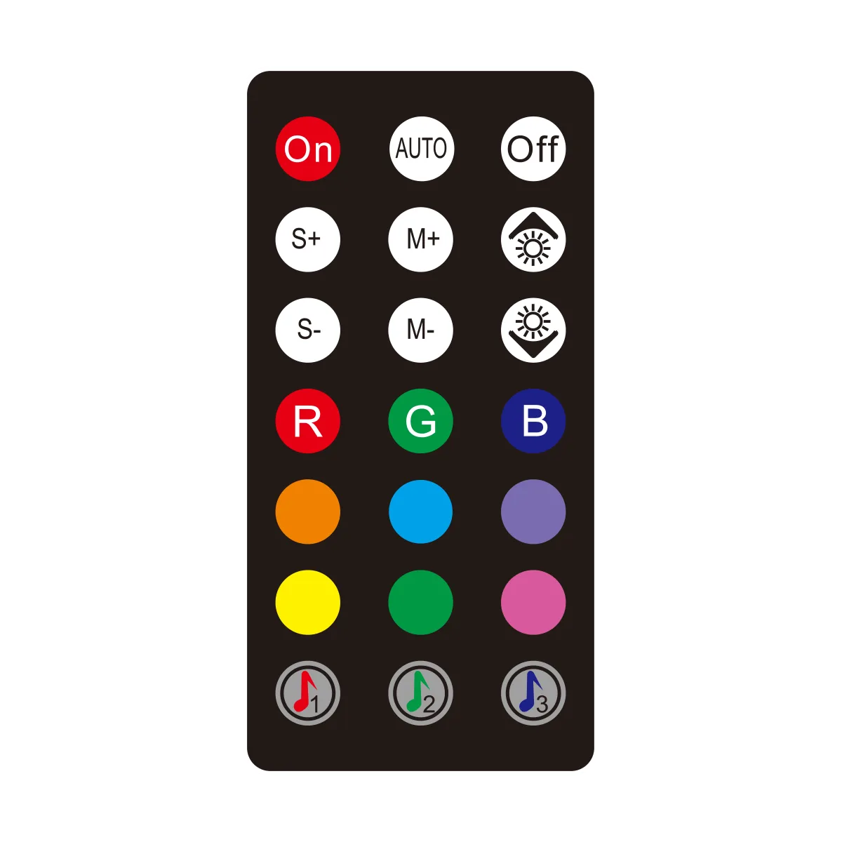 M.RED Contrôleur ARGB Audio Sensitive avec télécommande IR - CTR-001 — vue 1