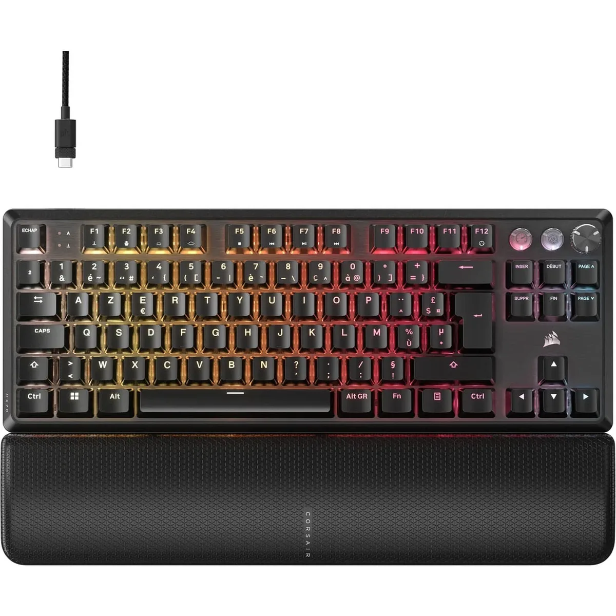 Corsair K70 PRO TKL - Magnétique - Filaire - RGB - Noir — vue 1