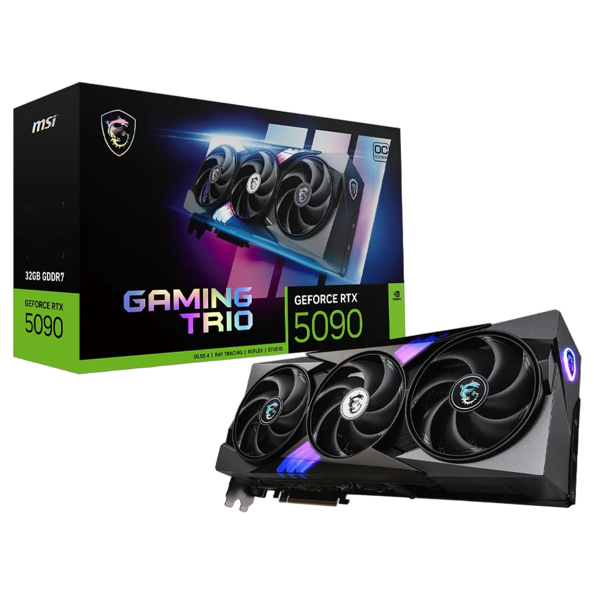 MSI GeForce RTX 5090 32G GAMING TRIO OC — vue 1