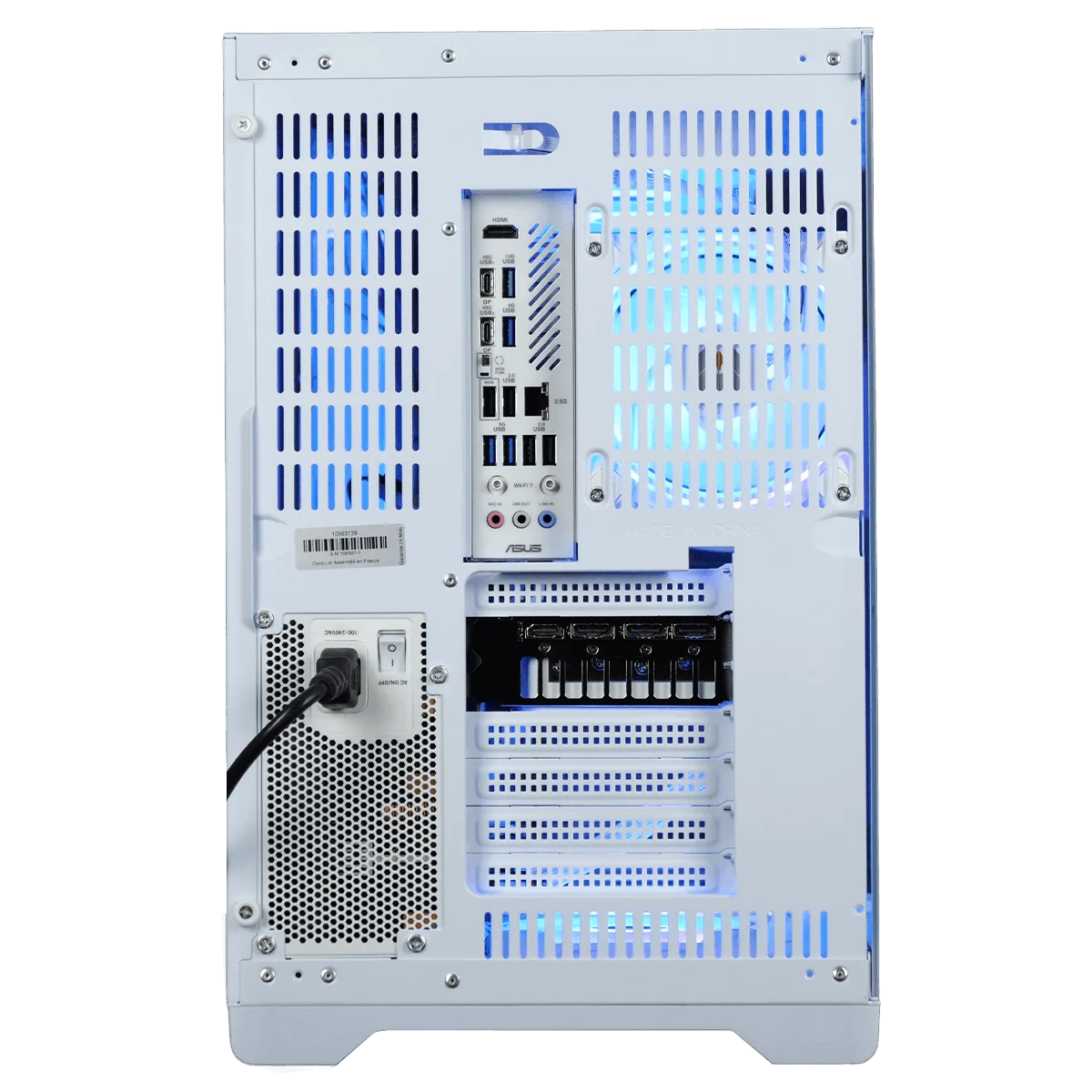 Icefall - R7-7800X3D/5070/32Go/1To, vue 6