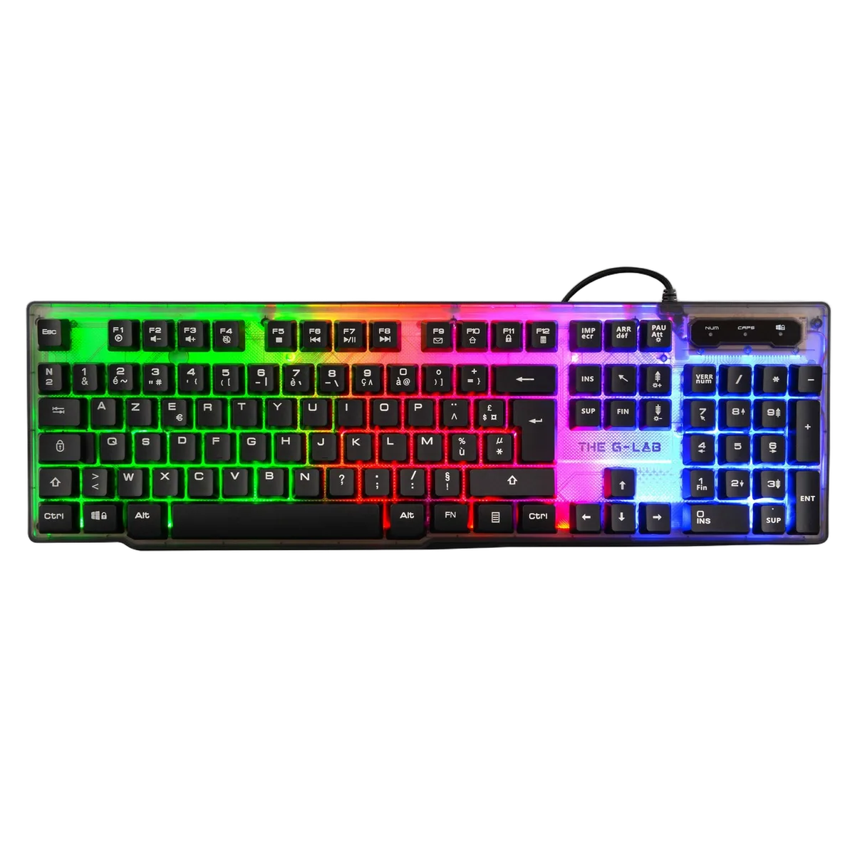 The G-LAB Keyz Neon - Membrane - Filaire - RGB - Noir — vue 4
