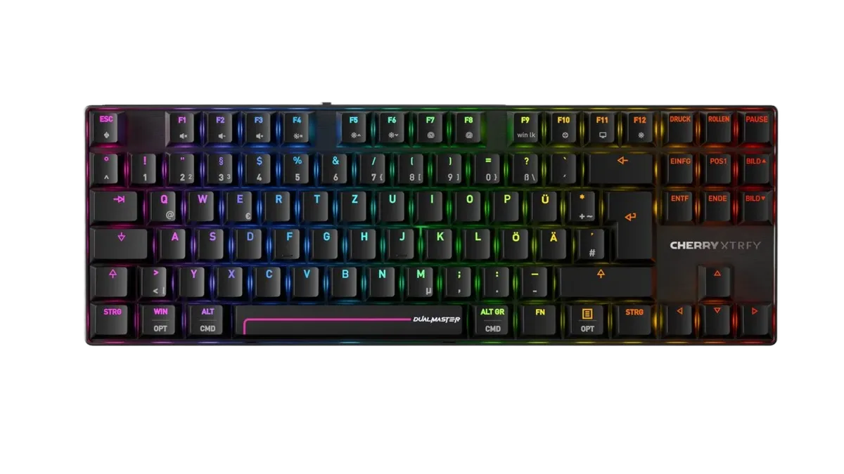 Cherry MX 8.2 Pro TMR TKL - Magnétique - Sans-Fil - RGB - Noir — vue 1