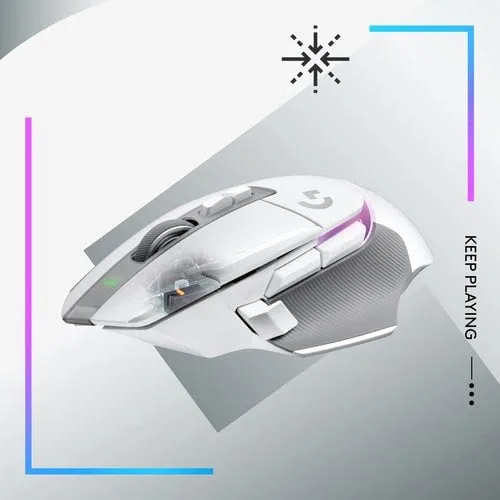 Logitech G502 X Plus - Sans-Fil - RGB - Blanc