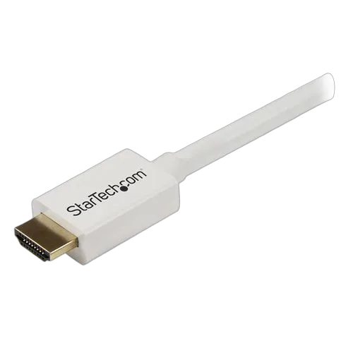 StarTech 16 ft White CL3 In-wall HDMI Cable - M/M