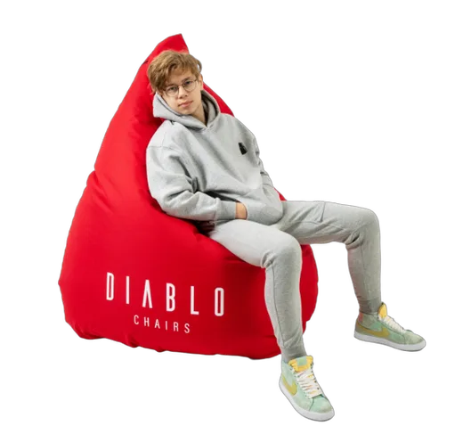 Diablo Chairs Pouf Gamer - Rouge