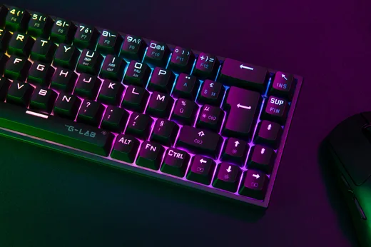 The G-LAB Keys Titanium 65% RGB - Triple mode - Noir