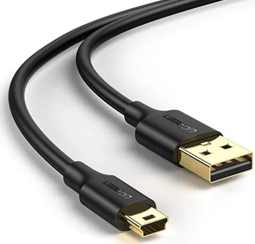 Câble USB 2.0 vers Mini 5 Pin/1.5m/Noir