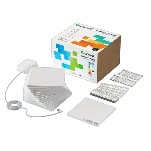 Nanoleaf Canvas Starter Kit - 17 pièces