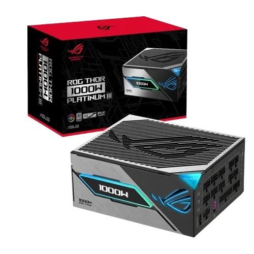 Asus ATX 1200W - 80+ Platinum - ROG THOR 1200P3 Gaming — vue 1