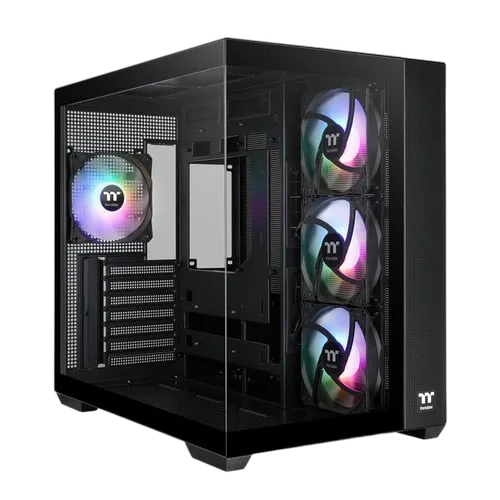 Thermaltake View 380 TG ARGB Noir - MT/Sans Alim/ATX — vue 1