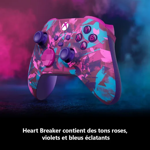 Microsoft Manette Xbox Sans-fil Heart Breaker - Violet