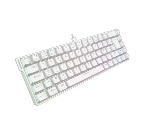 The G-LAB Keyz Titanium HE 65% - Magnétique - Filaire - RGB - Blanc