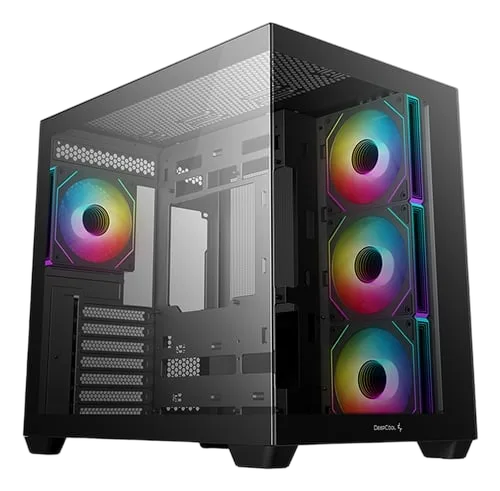 Deepcool CG530 4F + Watercooling LCD Mystique 360 Noir