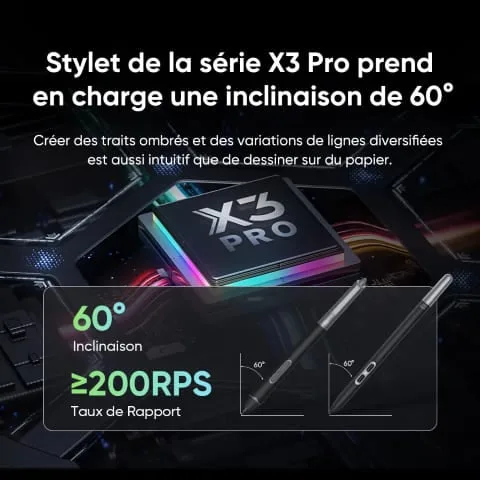 XPPEN Artist Pro 24 Gen 2 4K MD240UH-EU - 5080LPI 24" Noir — vue 6