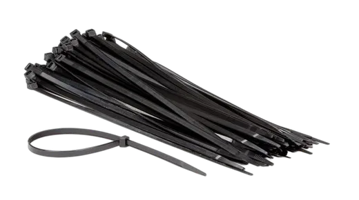 Serre cable Noir 2.5mmx200mm - sachet de 100 pcs — vue 1