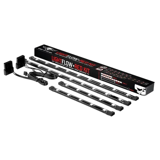 Spirit Of Gamer Kit 4 barres LEDS rouges magnétiques