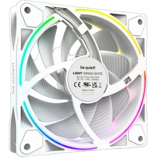 be quiet! Pack de 3 Light Wings 120mm PWM ARGB Blanc
