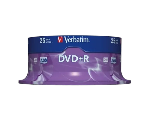 Verbatim DVD+R/4.7GB 16x AdvAZO Spdl 25pk