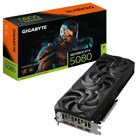 Gigabyte GeForce Nvidia RTX 5080 WINDFORCE OC SFF 16G — vue 1