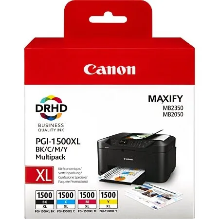 Canon MAXIFY MB2750 Noir + Pack 4 Cartouches BK,C,M,Y PGI-1500XL