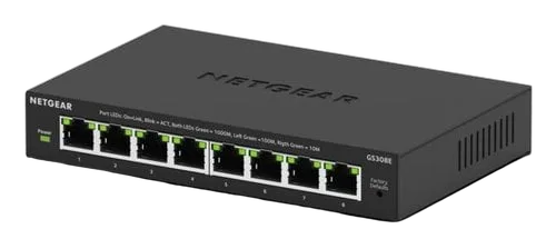 Netgear 8PT GIGABIT PLUS SWITCH GS308E