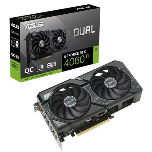 Asus Dual GeForce RTX 4060 Ti SSD OCD Edition 8 Go GDDR6-Seconde Vie, vue 1