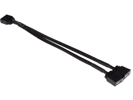 Alphacool Splitter aRGB 3pin 5V vers 2x 3pin 5V - 15cm Noir