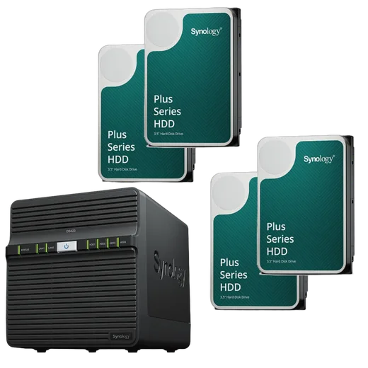 DS423 - 4 Baies avec 4 disques de 6To 