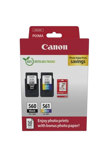 Canon Pack Noire + Couleur - CRG PG-560/CL-561 PVP — vue 1