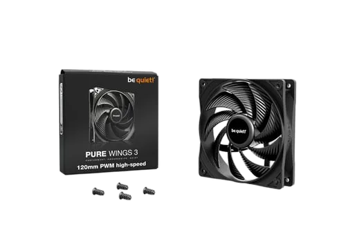 be quiet! Pure Wings 3 PWM High-speed - 120mm - Noir