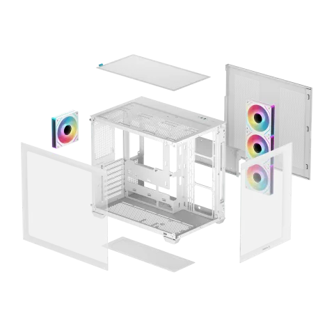 Deepcool CG530 7F Blanc - MT/Sans Alim/ATX — vue 12
