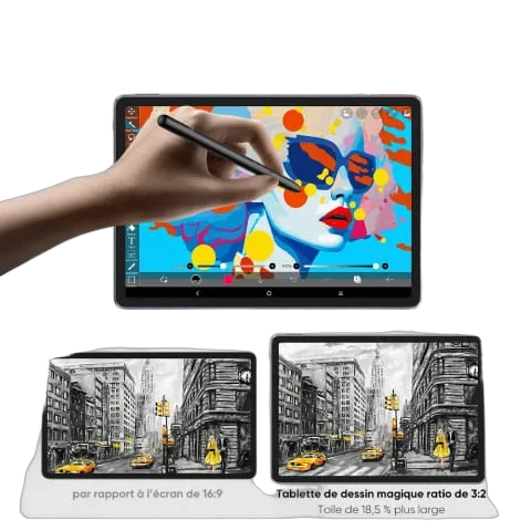 XPPEN Magic Drawing Pad 9494G_EU - 2540LPI - 12" - Violet, vue 4