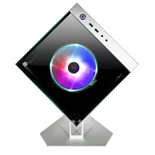 Azza Cube mini 805G silver - mT/Sans Alim/ITX-Seconde Vie