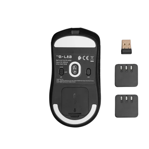 The G-LAB Kult Elite M150 - Sans-Fil - RGB - Noir