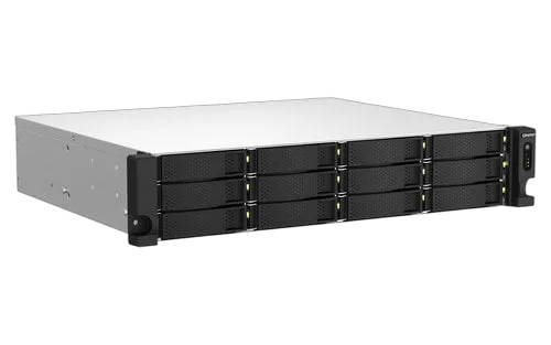 Qnap 2U 12-Bay NAS CeleronN5095 8GB RAM 2.5Gb