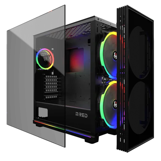 M.RED STORM DESTROYER Glass-G - ARGB - MT/ATX