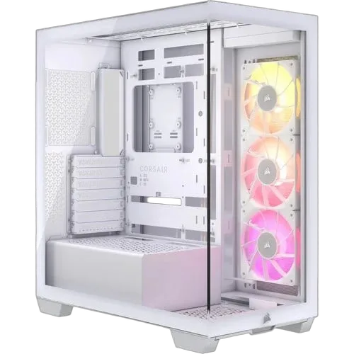 Corsair iCUE LINK 3500X RGB Blanc + RM850e Blanc — vue 4