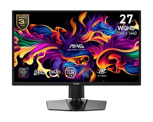 MSI MAG 272QP - 26.5" QD-OLED WQHD 240Hz 0,03ms Compatible G-Sync FreeSync Premium — vue 1