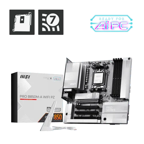 MSI PRO B850M-A WIFI PZ-Seconde Vie — vue 1