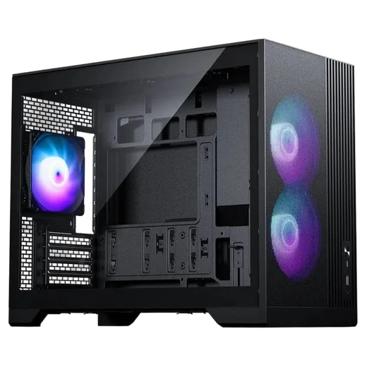 Phanteks XT M3 RGB avec 3 ventilateurs 120mm Noir - mT/Sans Alim/mATX — vue 1
