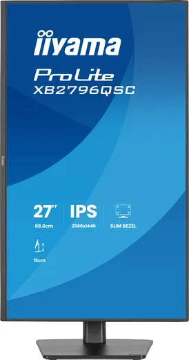Iiyama Prolite XB2796QSC-B1 - 27" QHD 75Hz USB-C PD 65W
