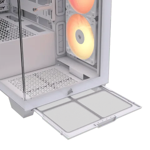 Corsair 3500X RS-R ARGB Blanc + RM1000e Blanc, vue 8