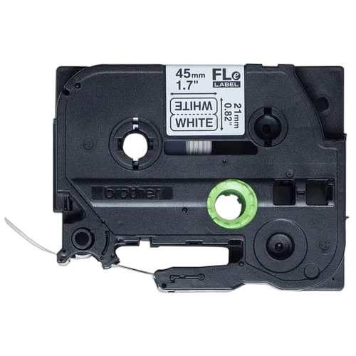 Brother BLACK ON WHITE FLAG TAPE — vue 2
